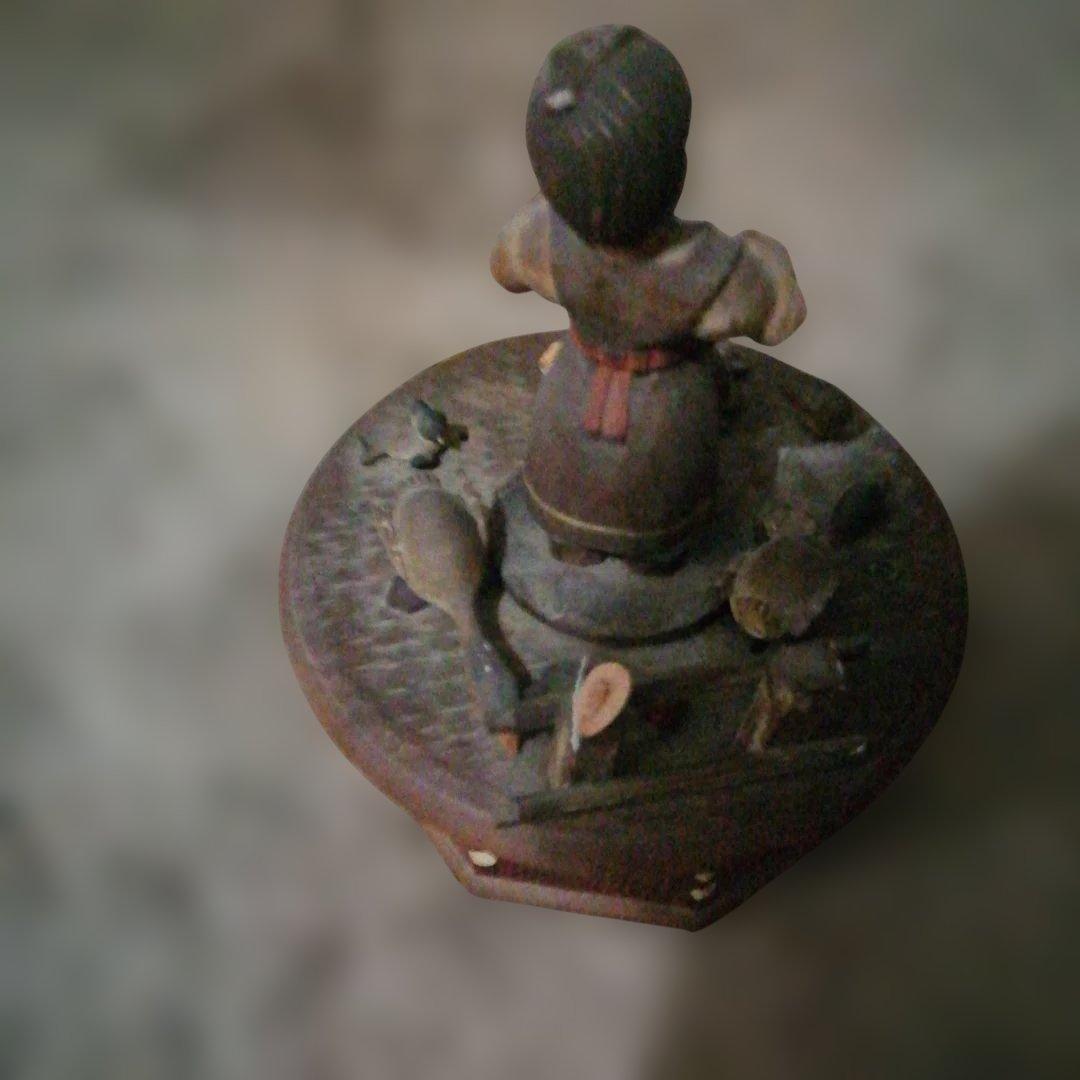 木製　オルゴール　スイス製　アンリ　ANRI