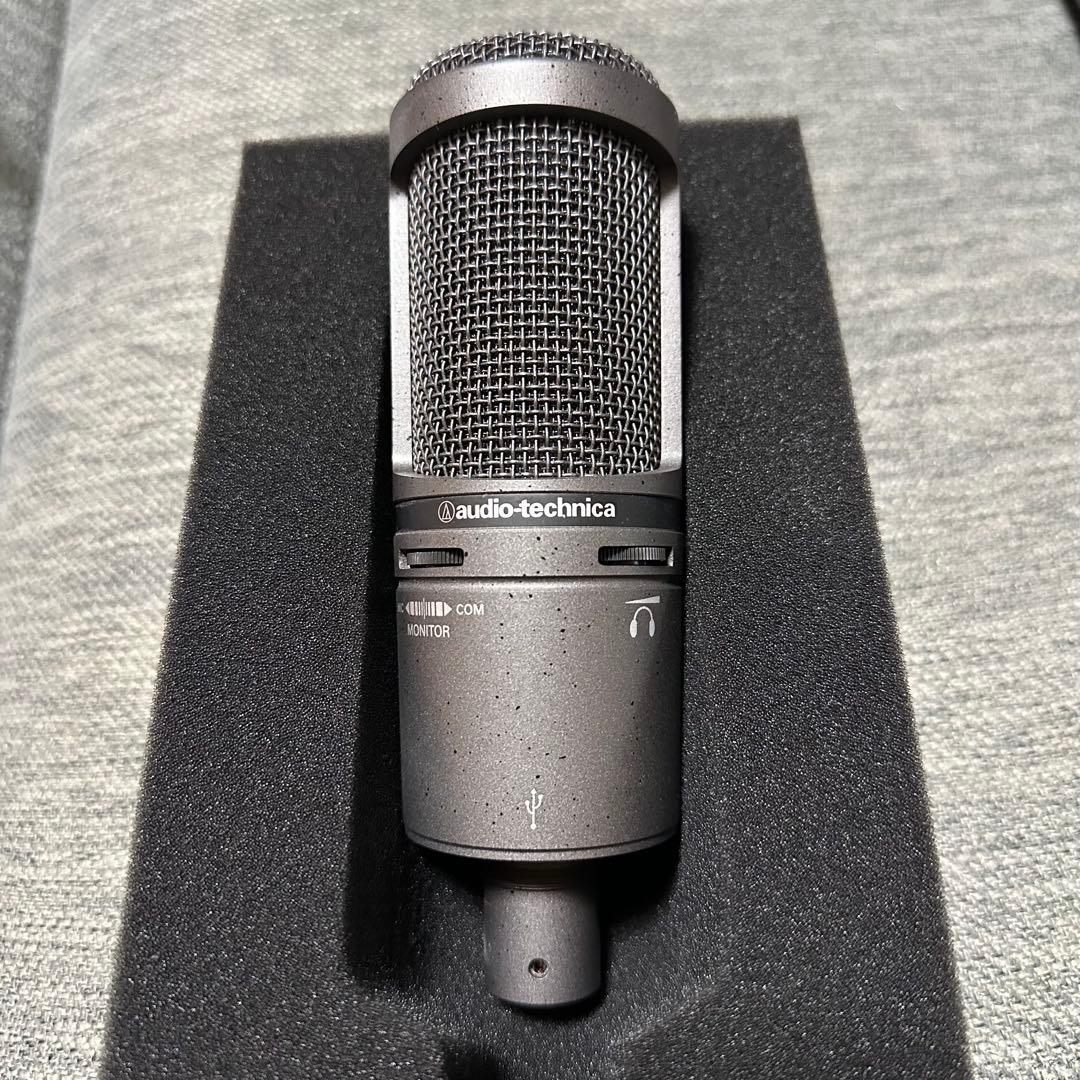 オーディオテクニカ AT2020 USB+ コンデンサーマイク 美品