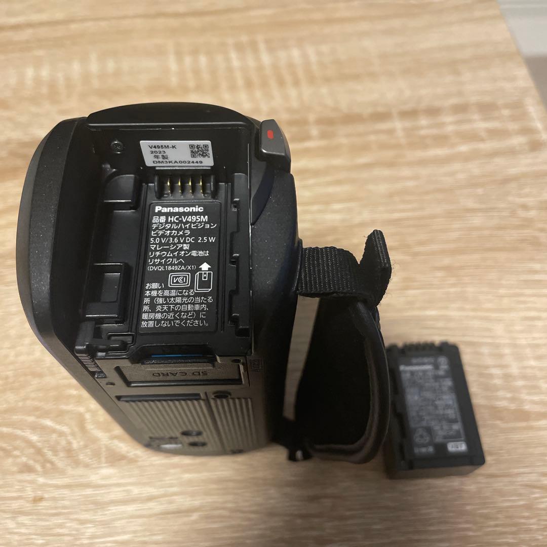 【美品】パナソニック Panasonic HC-V495M ビデオカメラ