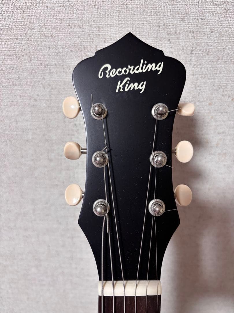 オール単板Recording King トリプルオーエレアコースティックギター