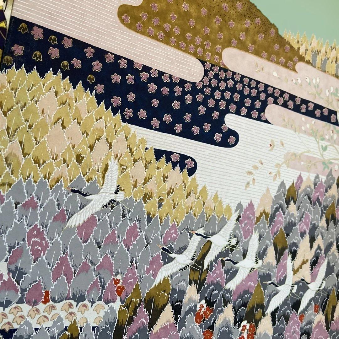 二枚折屏風 細工衝立 間仕切り パーテーション 飾り 衝立 インテリア