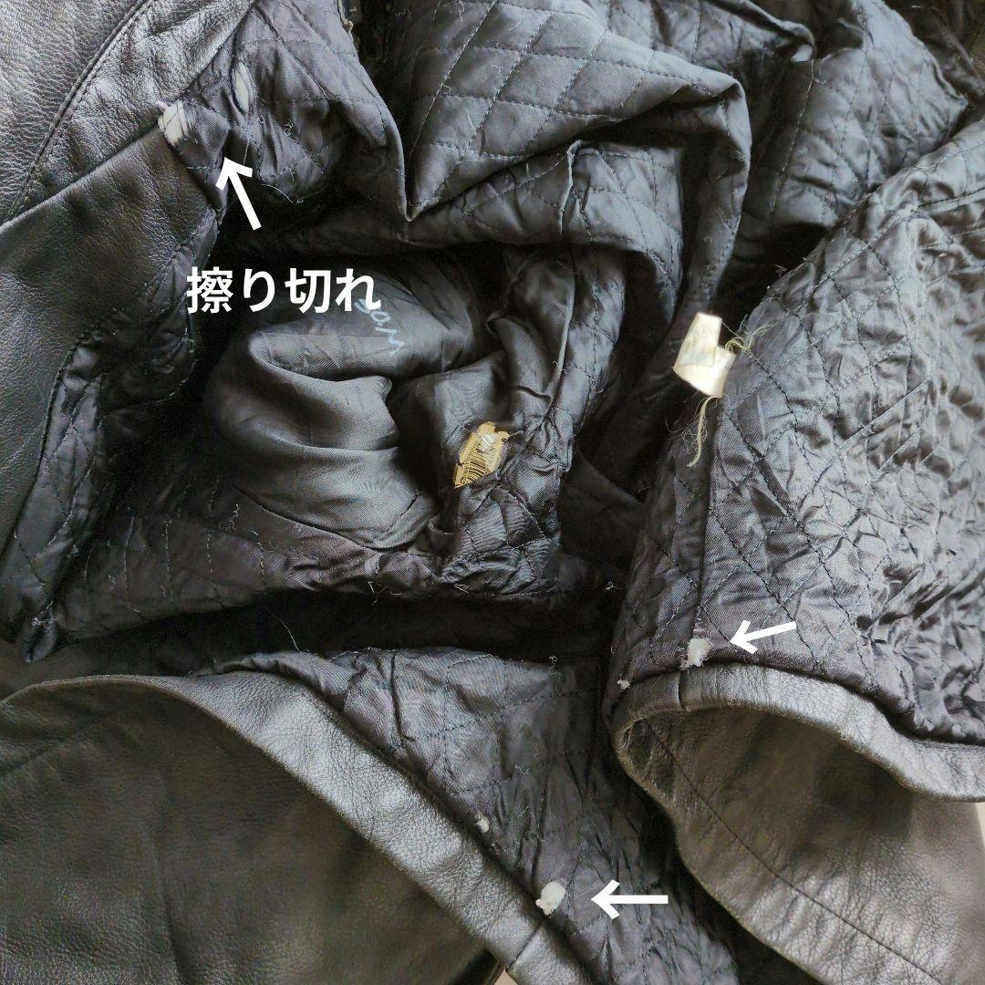 ジェイクルー J.Crew レザー ブルゾンタイプ メンズ L ブラック