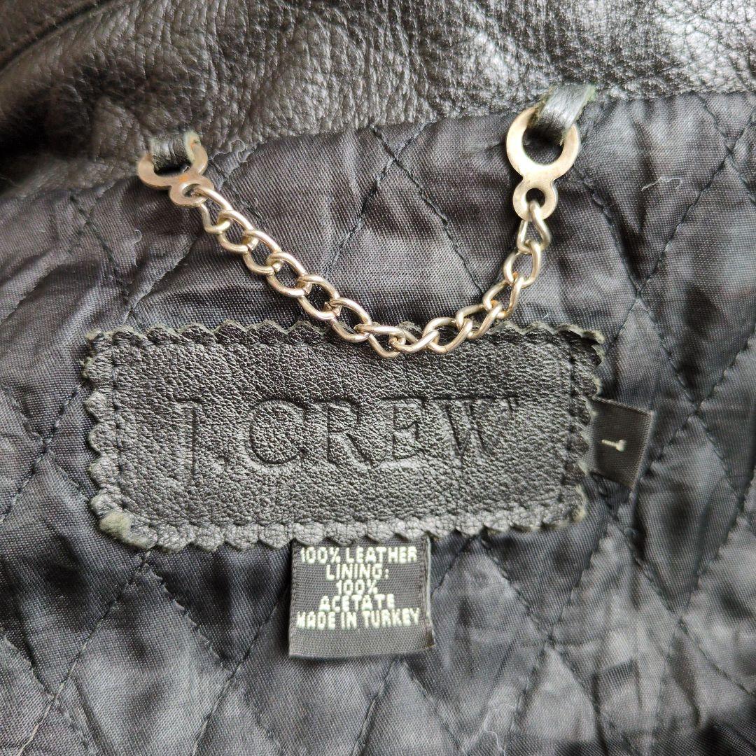 ジェイクルー J.Crew レザー ブルゾンタイプ メンズ L ブラック