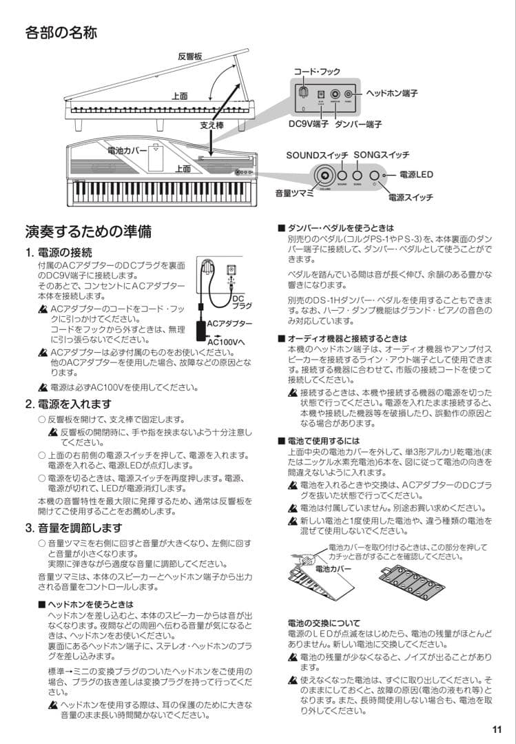 KORG micro PIANO 61鍵 赤