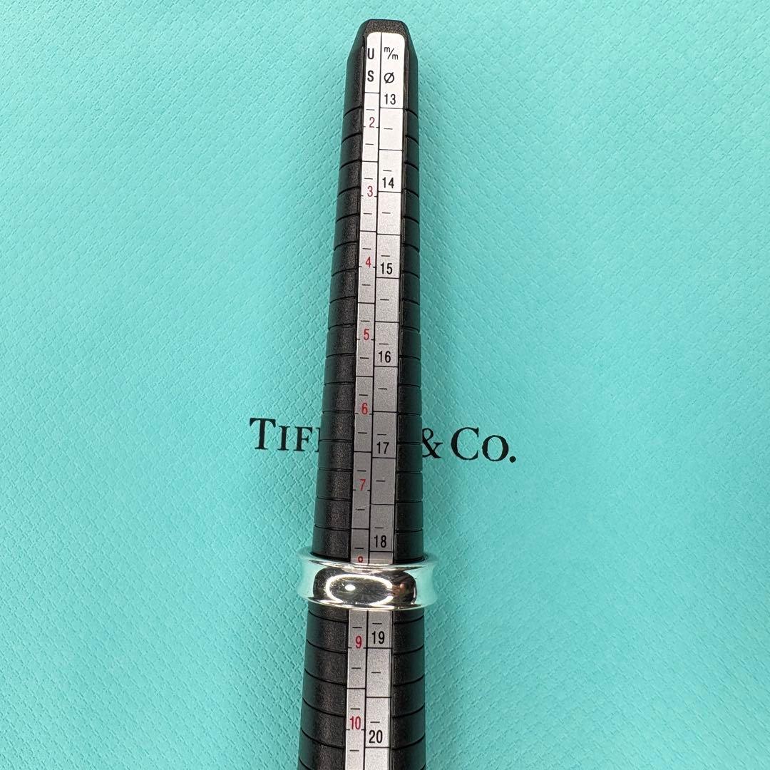 【美品】約17号 ティファニー Tiffany ナロー 1837リングSV925