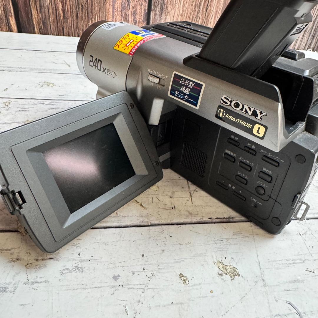 SONY ビデオカメラレコーダー CCD TRV86 Hi8 新品テープ10本付
