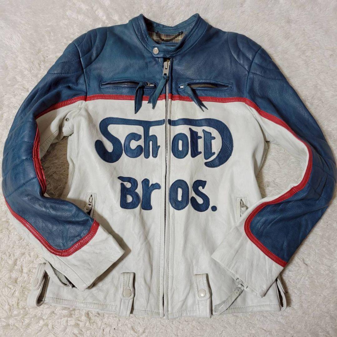 BOZZ様　SCHOTT 13ナンバリング レザーワッペン シングルライダース