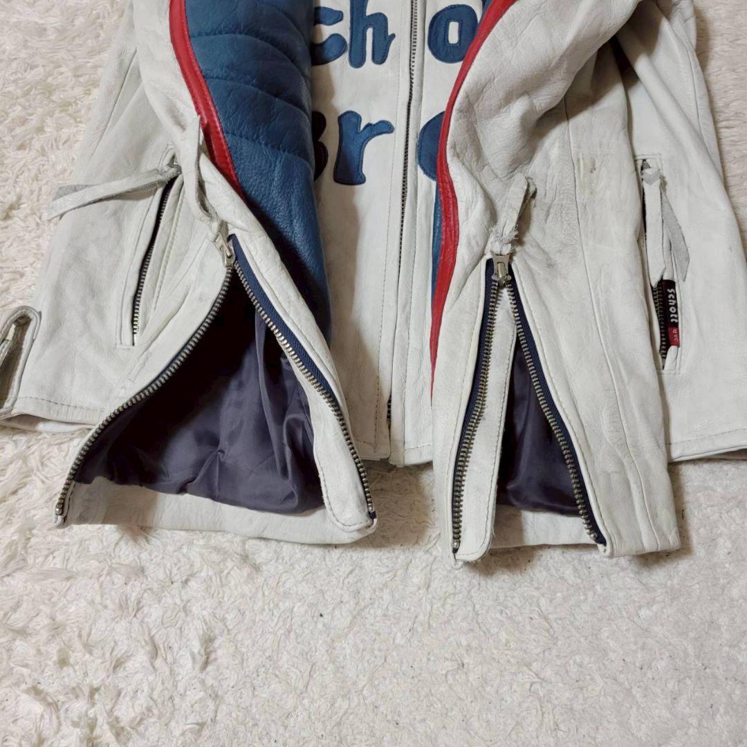 BOZZ様　SCHOTT 13ナンバリング レザーワッペン シングルライダース