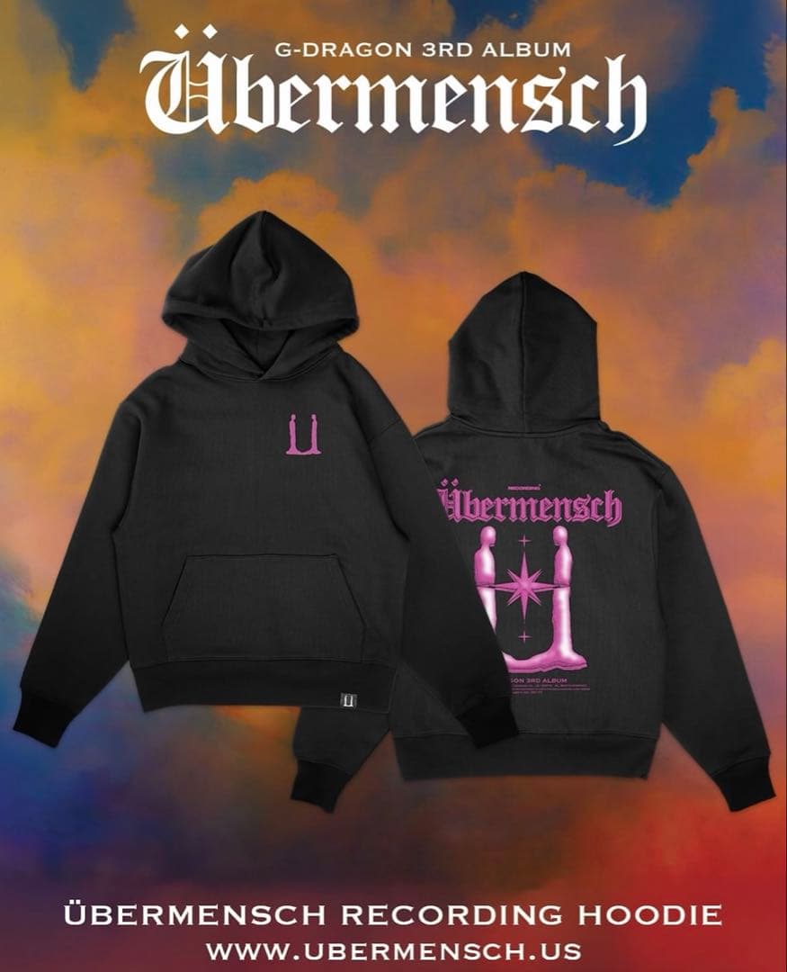 G-DRAGON Übermensch ジヨン Recording Hoodie