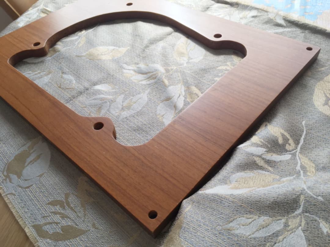 ★THORENS TD124用　キャビネット★45.5×41.6×1.8cm