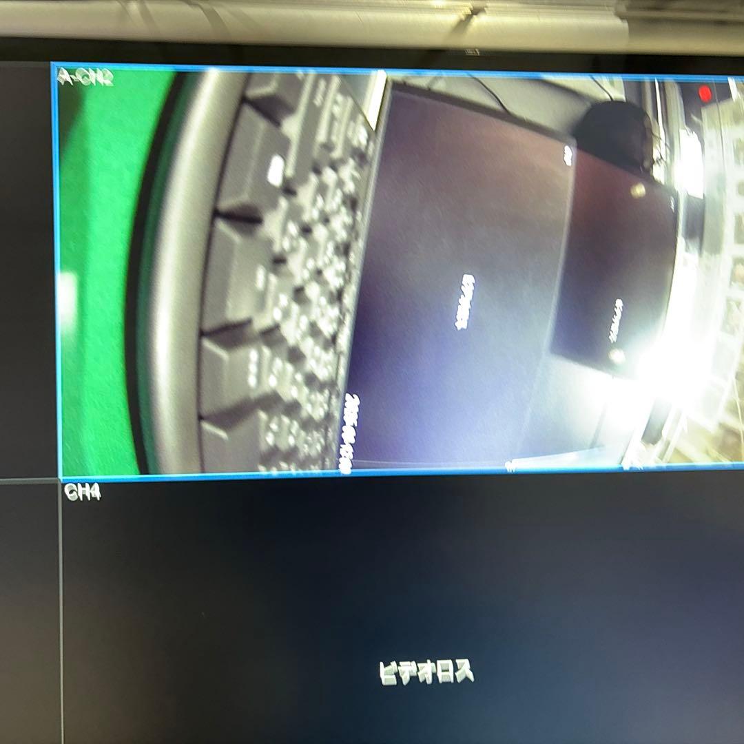 WTW ビデオレコーダー 4TB セット　カメラ　ケーブルセット不具合確認