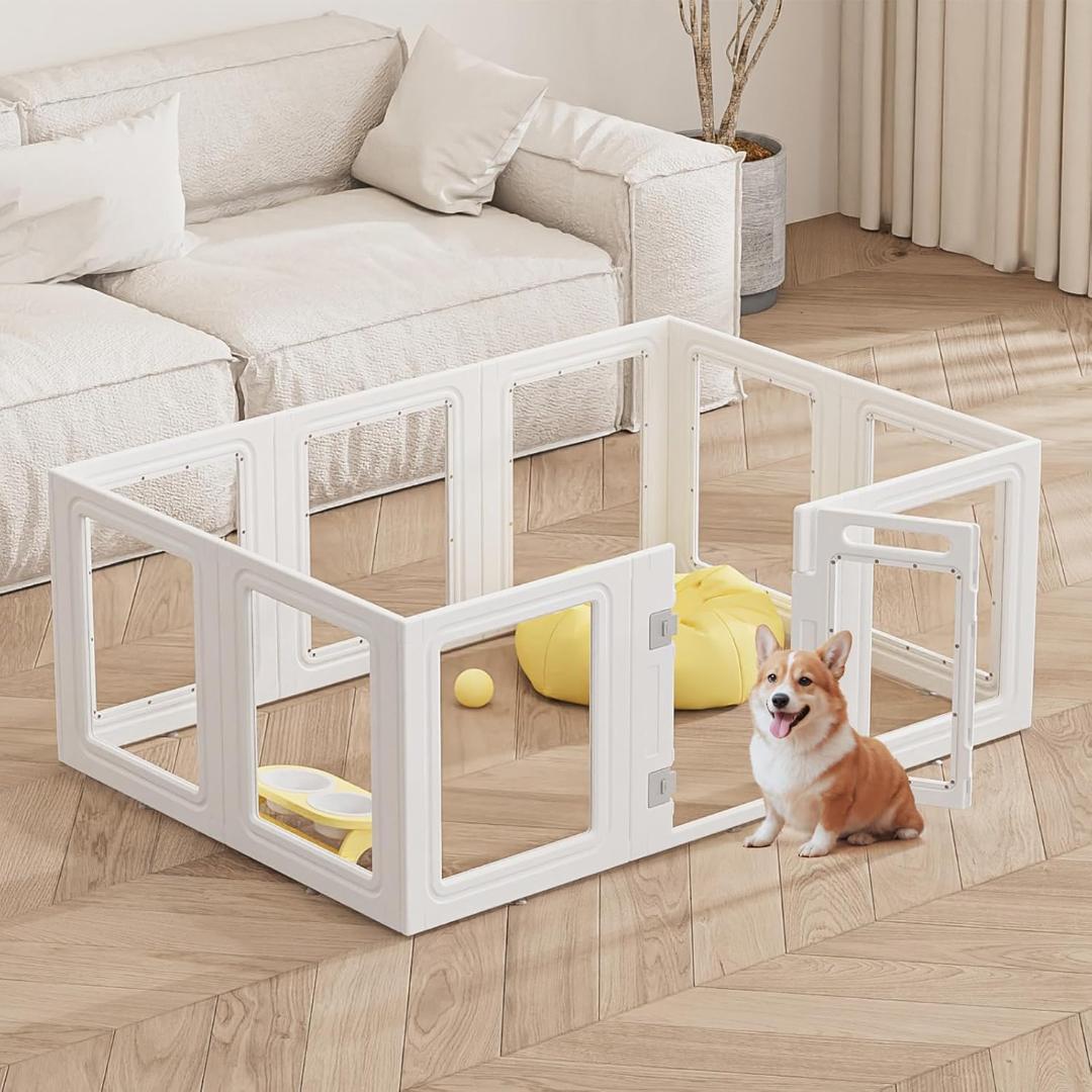 今だけ底値！GumiSeao ペット フェンス サークル 9パネル+1ドア