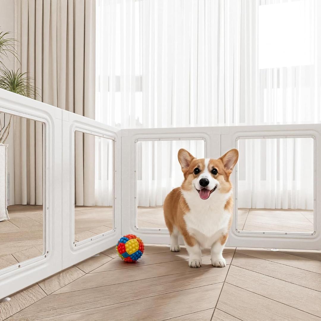 今だけ底値！GumiSeao ペット フェンス サークル 9パネル+1ドア