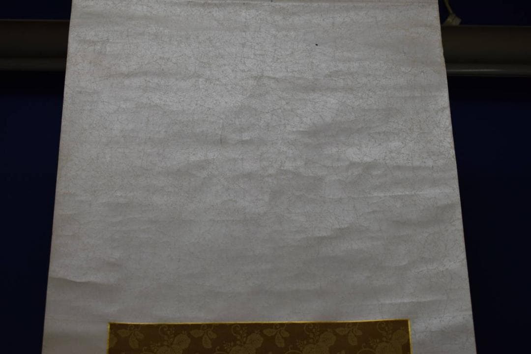 真作/峻峰/叭叭鳥図/ハハチョウ/布袋屋掛軸HG-285