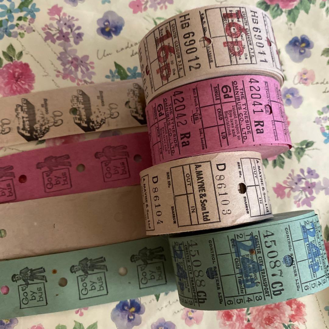 ✩︎レア含✩︎ イギリス　バスロールチケット4巻セット