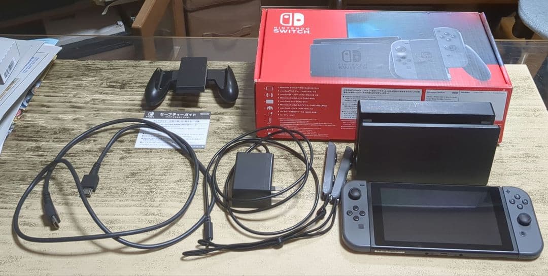 Nintendo Switch グレー 本体セット　動作確認済み