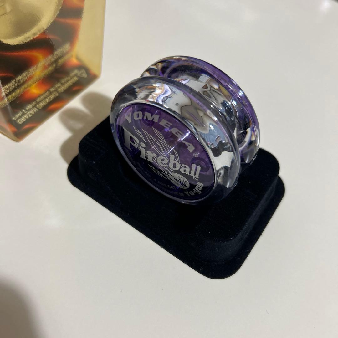 未使用品 レアカラー ファイヤーボール クリアパープル 当時品