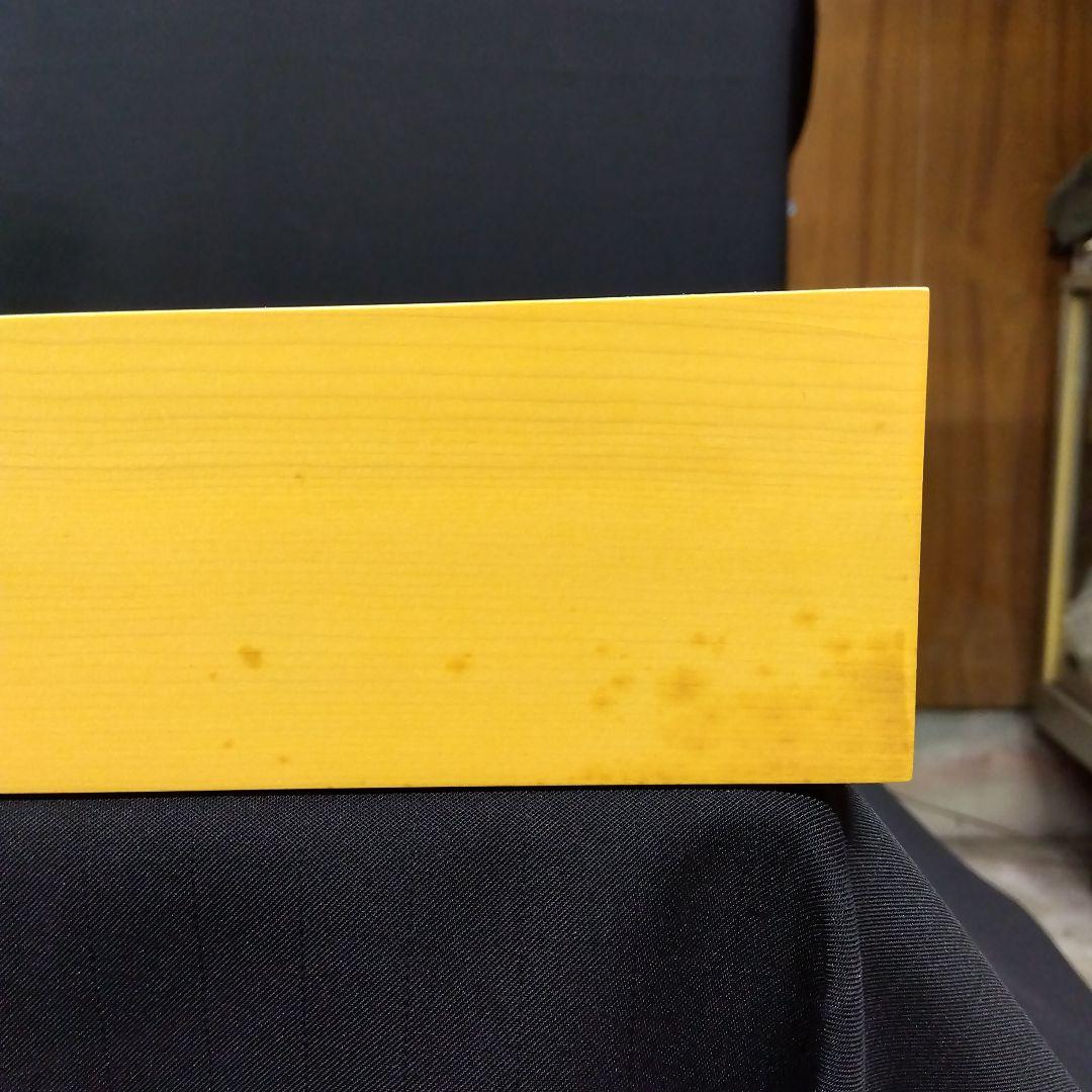 【国産　本榧　2寸卓上碁盤　板目③　未使用】