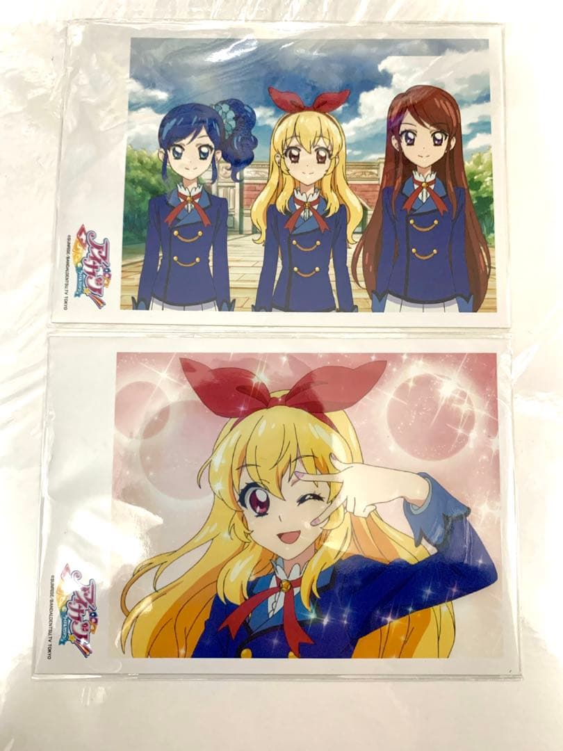 アイカツ オフィシャルショップ ブロマイド 星宮いちご 霧矢あおい 紫吹蘭 限定