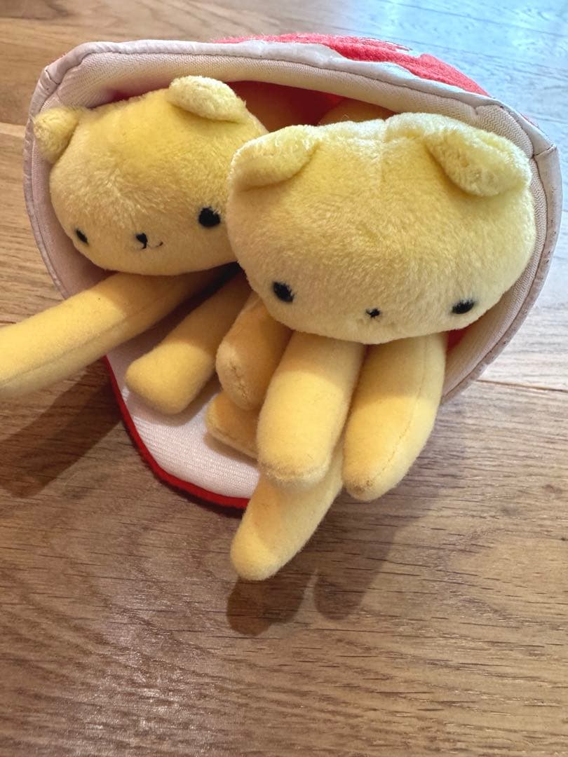 【初代！！かなり希少】にゃんにゃんにゃんこ ポテト にゃんこバーガー　ぬいぐるみ