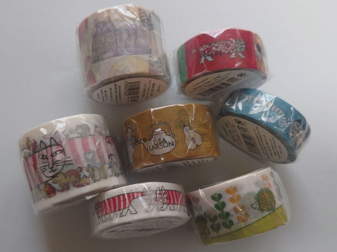 リサラーソン展♪ノート 一筆箋 マスキングテープ 太幅広 展覧会限定 レアＣ