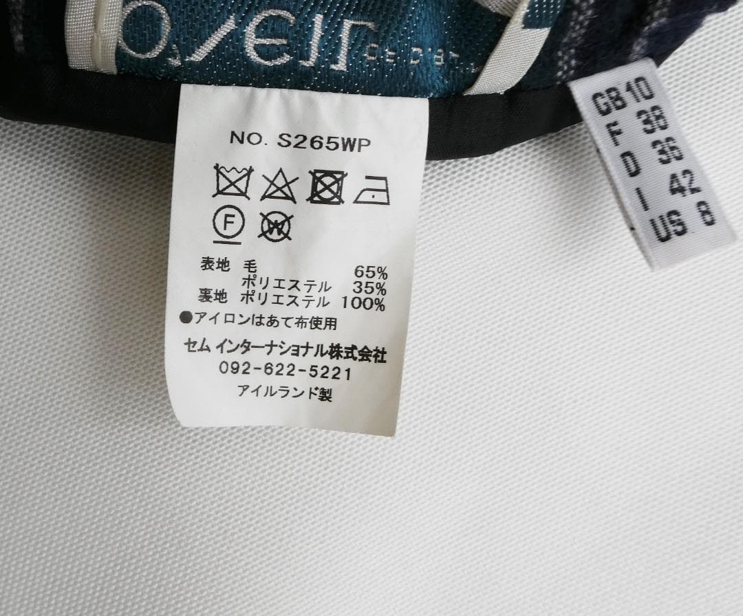 O'NEIL of DUBLIN　aranciato別注 ウールチェックスカート