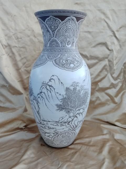 東炎窯　壷　54x20cm