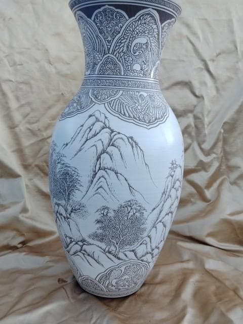 東炎窯　壷　54x20cm