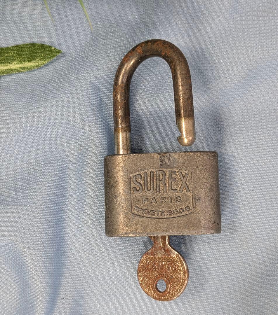 アンティーク フランス製 ドイツ製 パドロック 南京錠