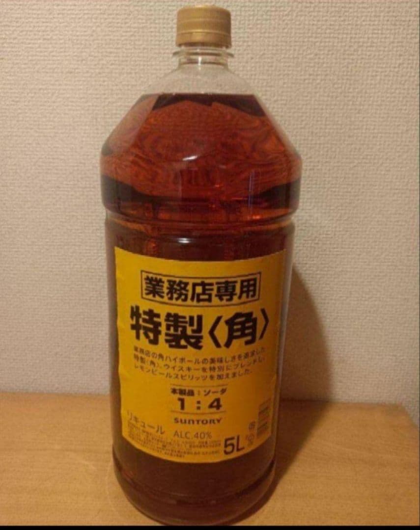 SUNTORY 業務用 特製〈角〉 5L 40%