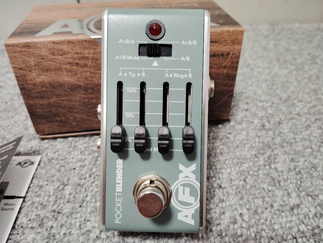 ギター fishman afx pocket blender mini ABY + dI