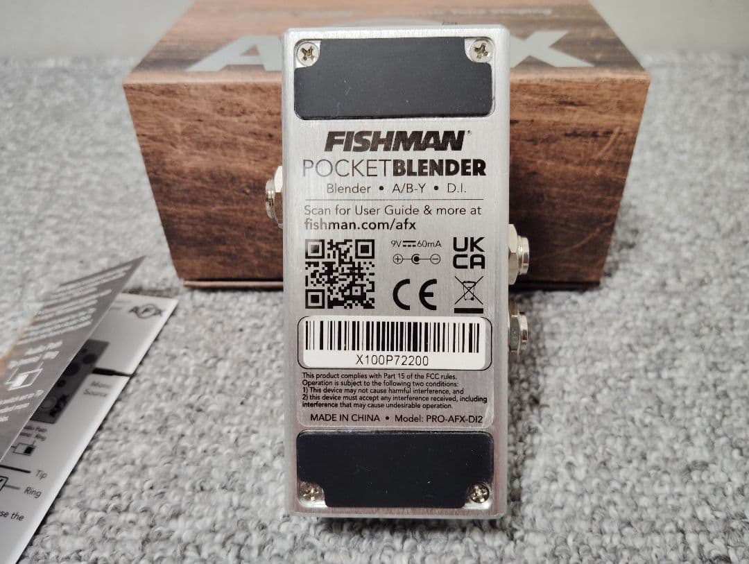 ギター fishman afx pocket blender mini ABY + dI