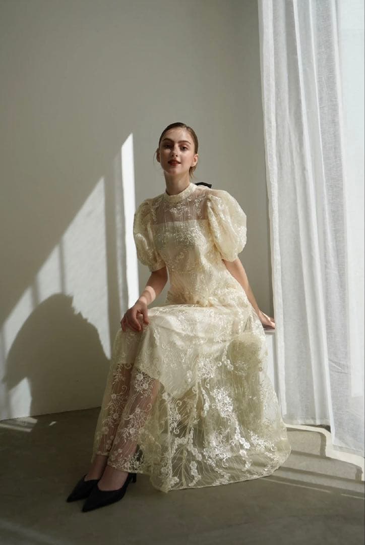 Acka. lace flare dress サイズ1