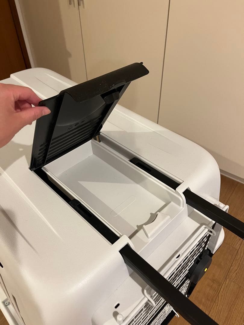 【美品】ペットキャリー キャスター付き ゲージ ペットハウス 飛行機