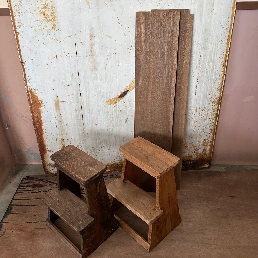 【木製】 踏み台 棚