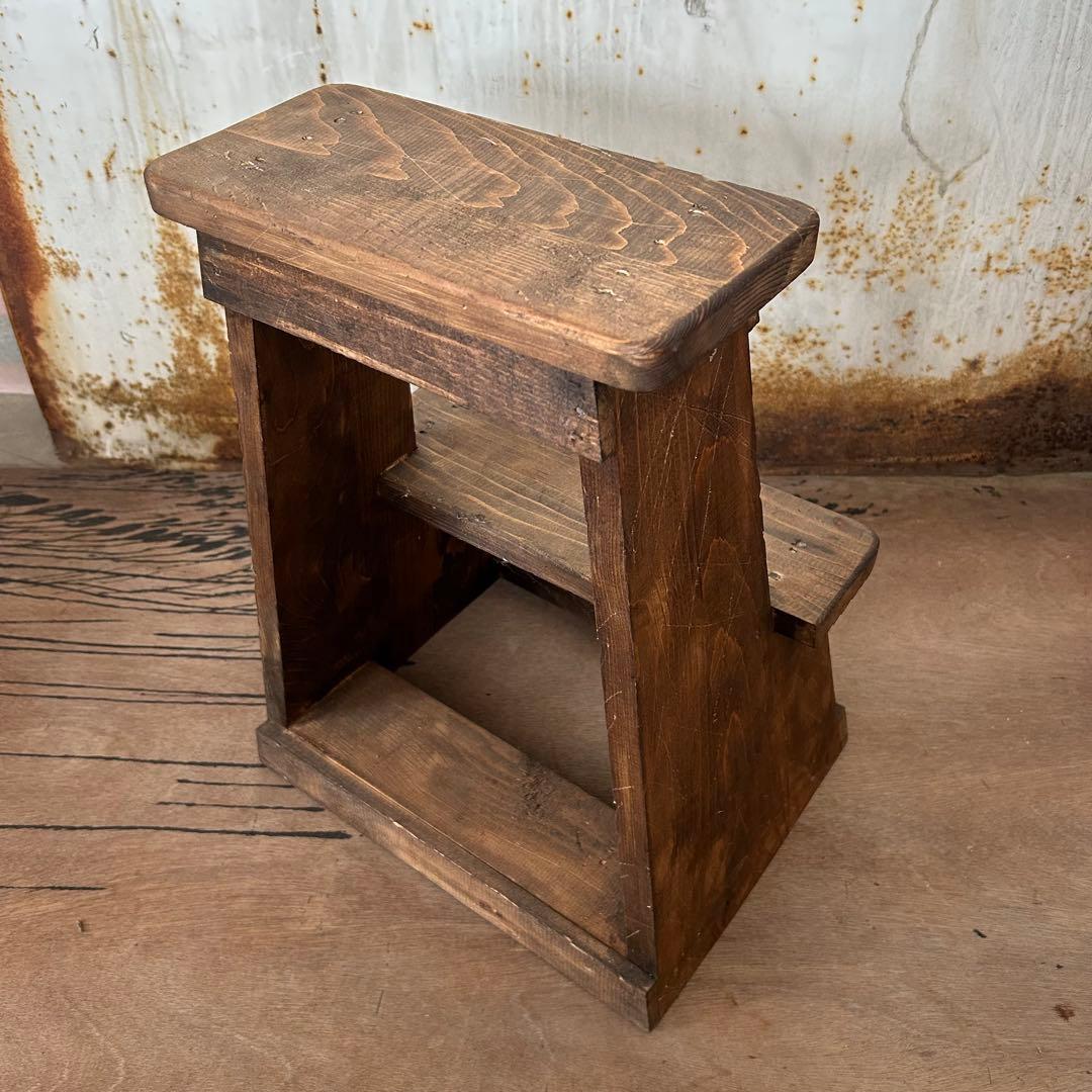 【木製】 踏み台 棚