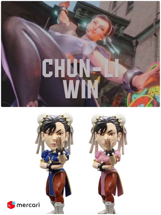 【お年玉価格】☆ 春麗　チュンリー青 ボビングヘッド　ヘッドノッカー