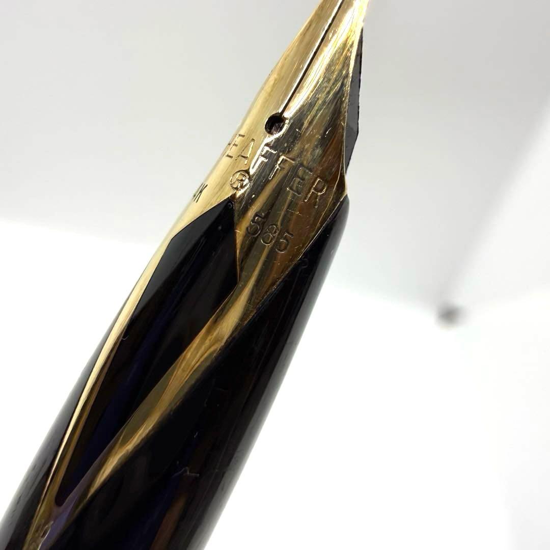 14K 585 SHEAFFAR シェーファー 万年筆 ブラック USA