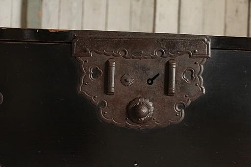 時代　庄内箪笥　扉付き　時代家具　収納タンス　古家具