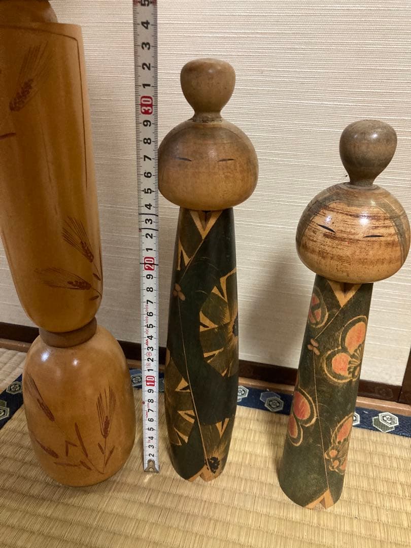 こけし　4点まとめ売り　岸貞夫　栗林一雪　レトロ　アンティーク