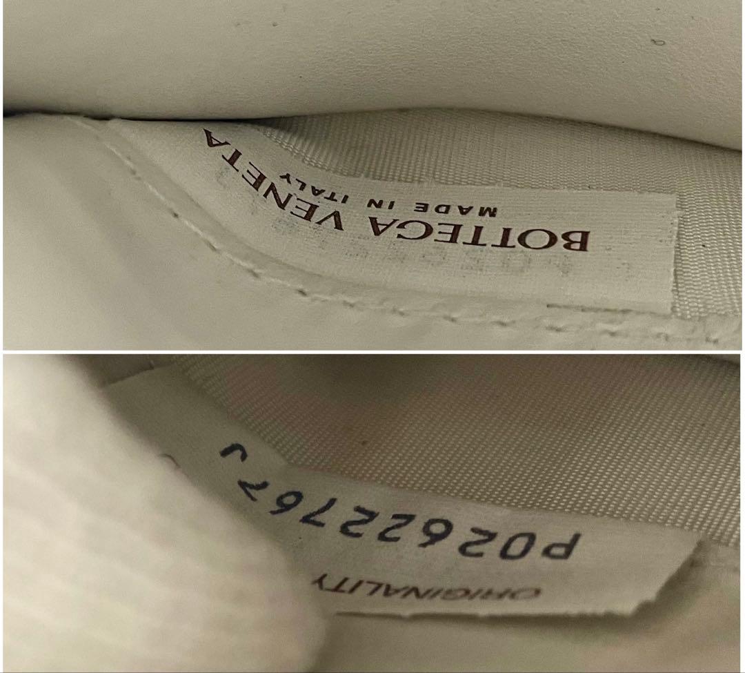 良品◇現行 ボッテガヴェネタ 二つ折り財布 ホワイト コンパクトウォレット