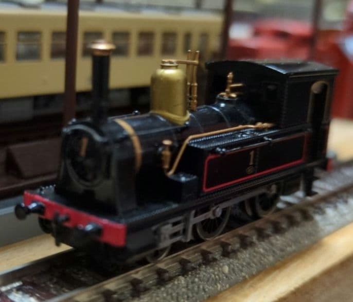 鉄道模型 1号機関車 保存車＋客車4両 木箱セット