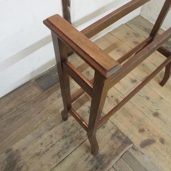 イギリス アンティーク 家具 タオルハンガー タオル掛け 英国 6899d