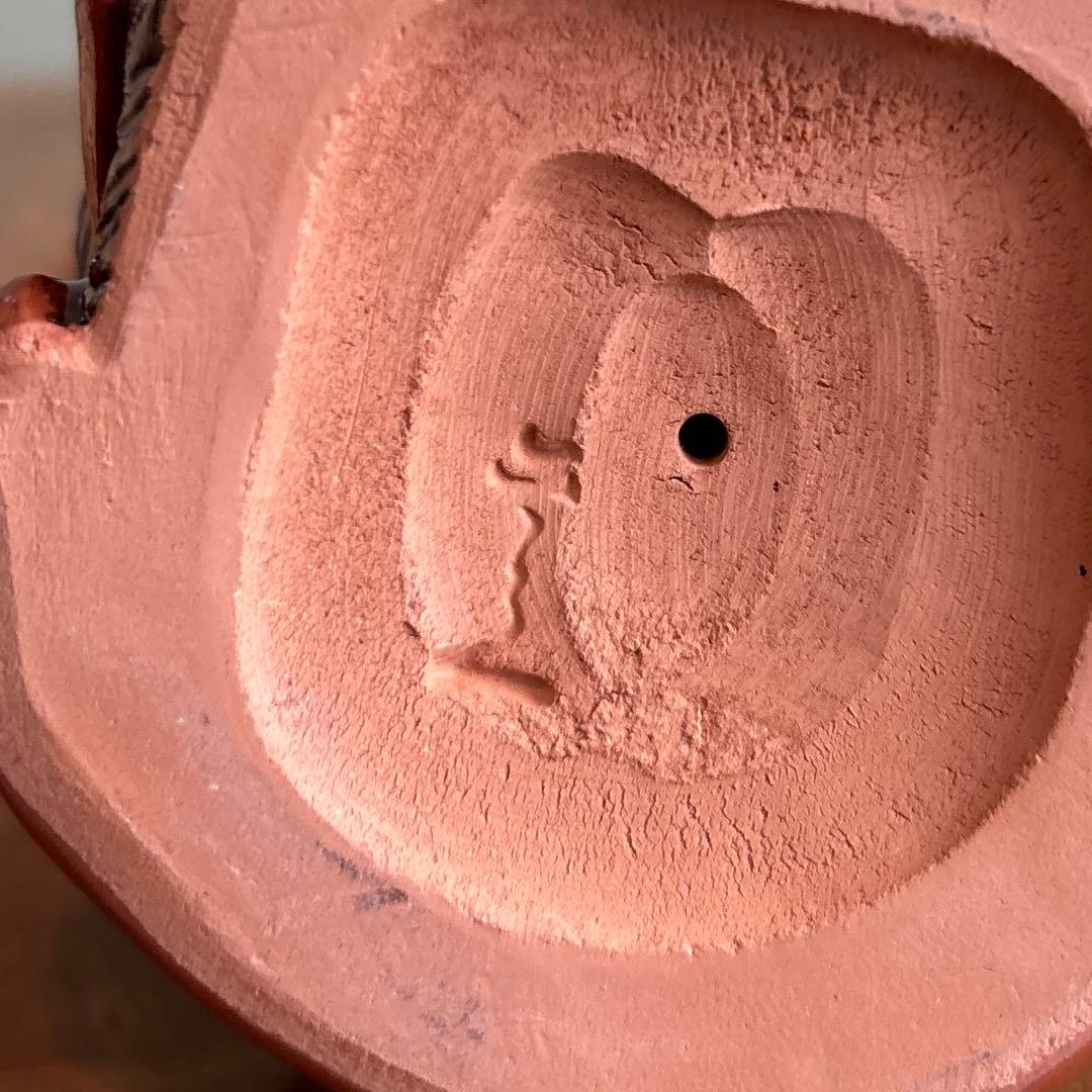 六兵衛窯 干支置物 「申三番」 申年 清水焼 陶芸 たち吉 共箱