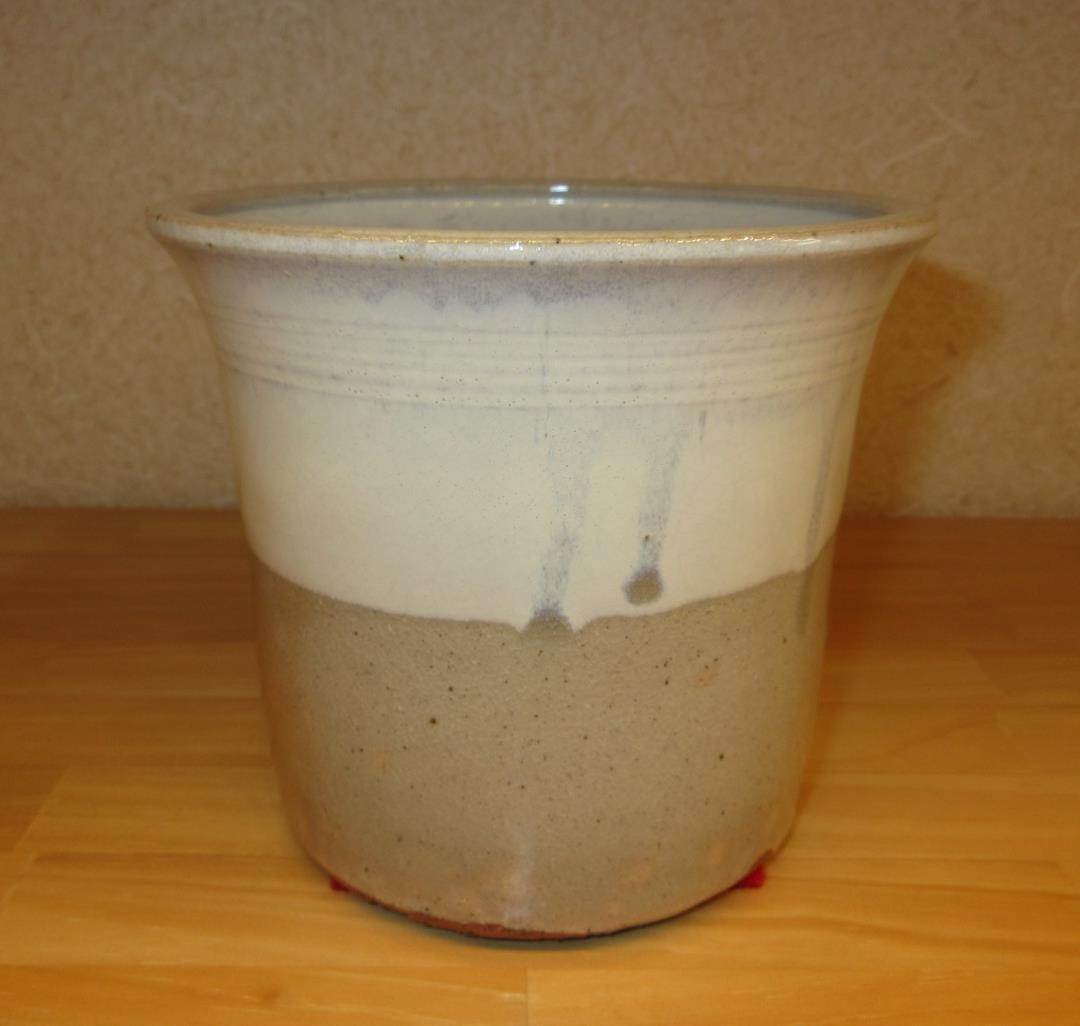 送料込【逢絢亭】茶道具 建水 萩焼 棒の先の形 坂田泥華窯 共箱入り