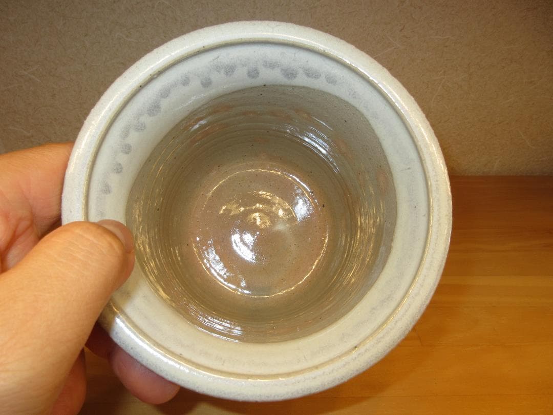 送料込【逢絢亭】茶道具 建水 萩焼 棒の先の形 坂田泥華窯 共箱入り