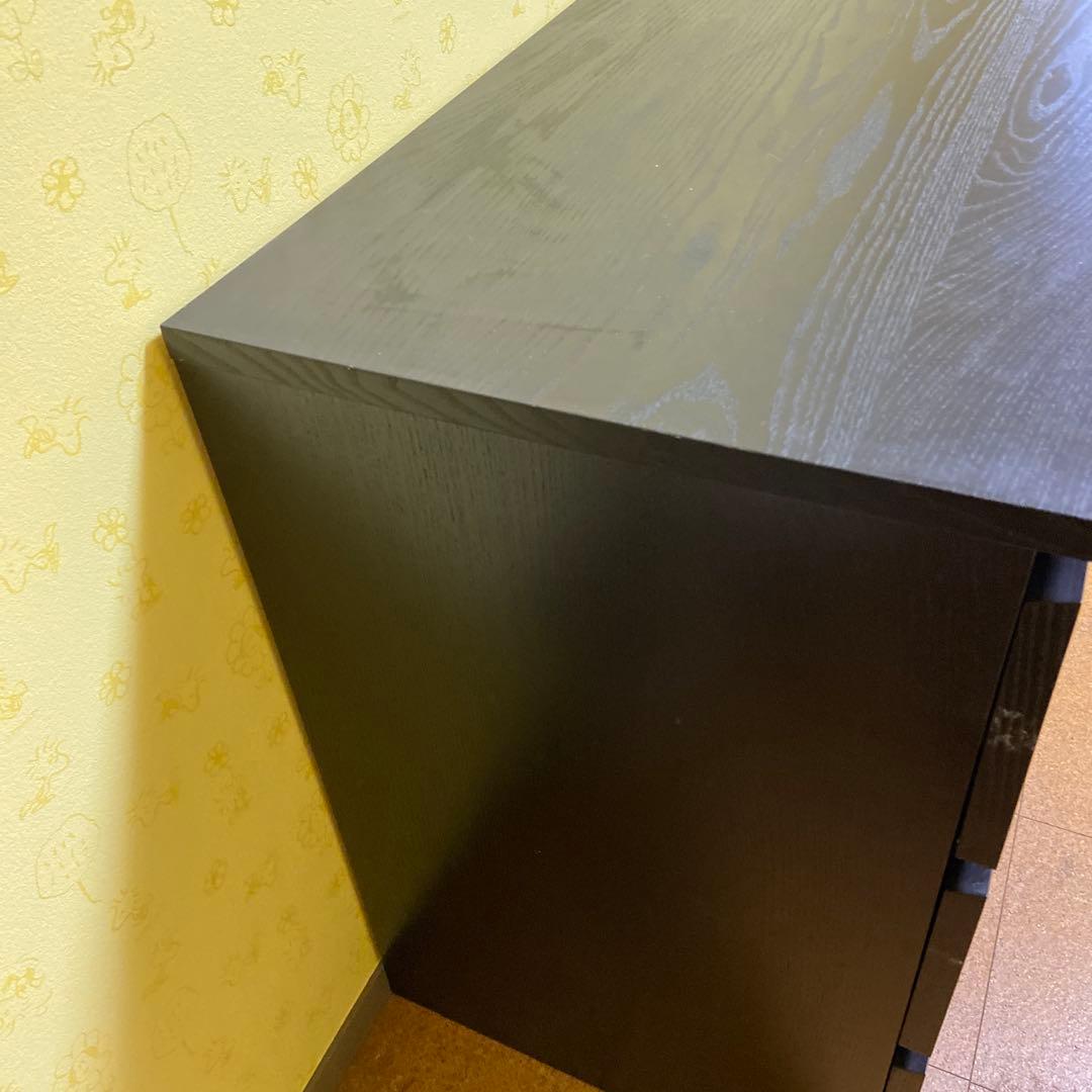IKEA BESTA ベストー　木製チェスト 6引き出し 黒