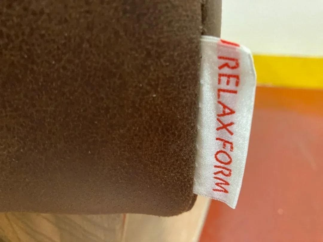 オットマン スツール コロンバス　RELAX FORM　ブラウン　こげ茶色