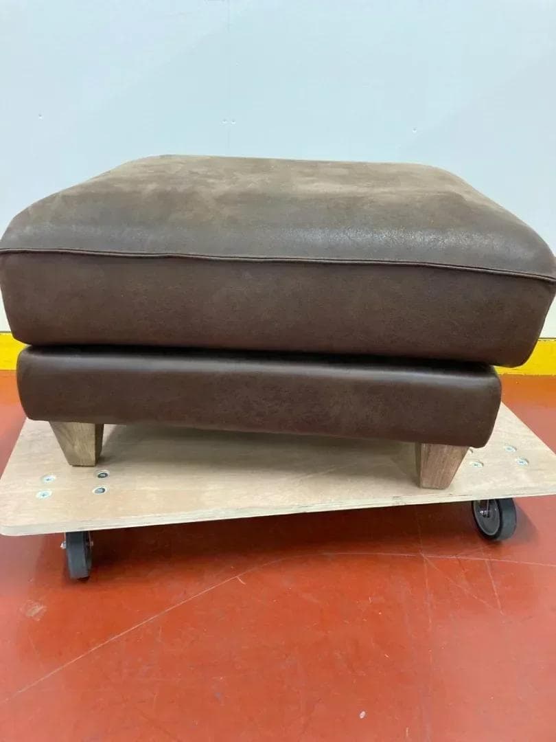 オットマン スツール コロンバス　RELAX FORM　ブラウン　こげ茶色