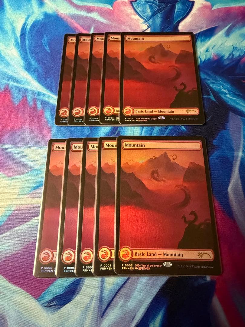 MtG 山チャレンジ mountain 英語 10枚セット